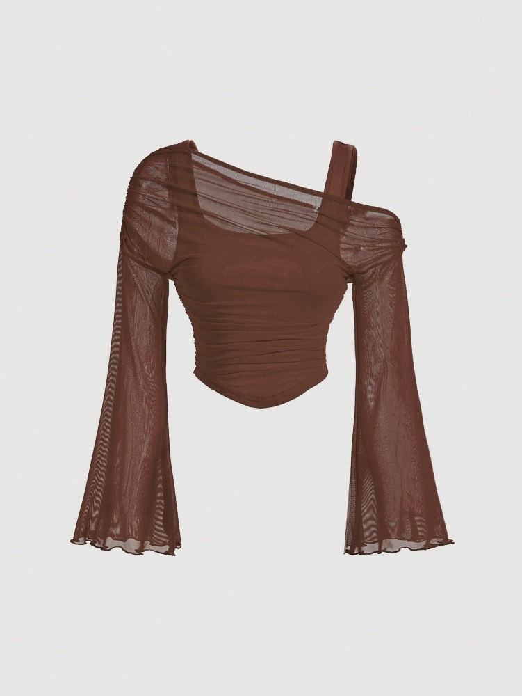 بلوزا قاوەیی یا مێشChoco Mesh tops