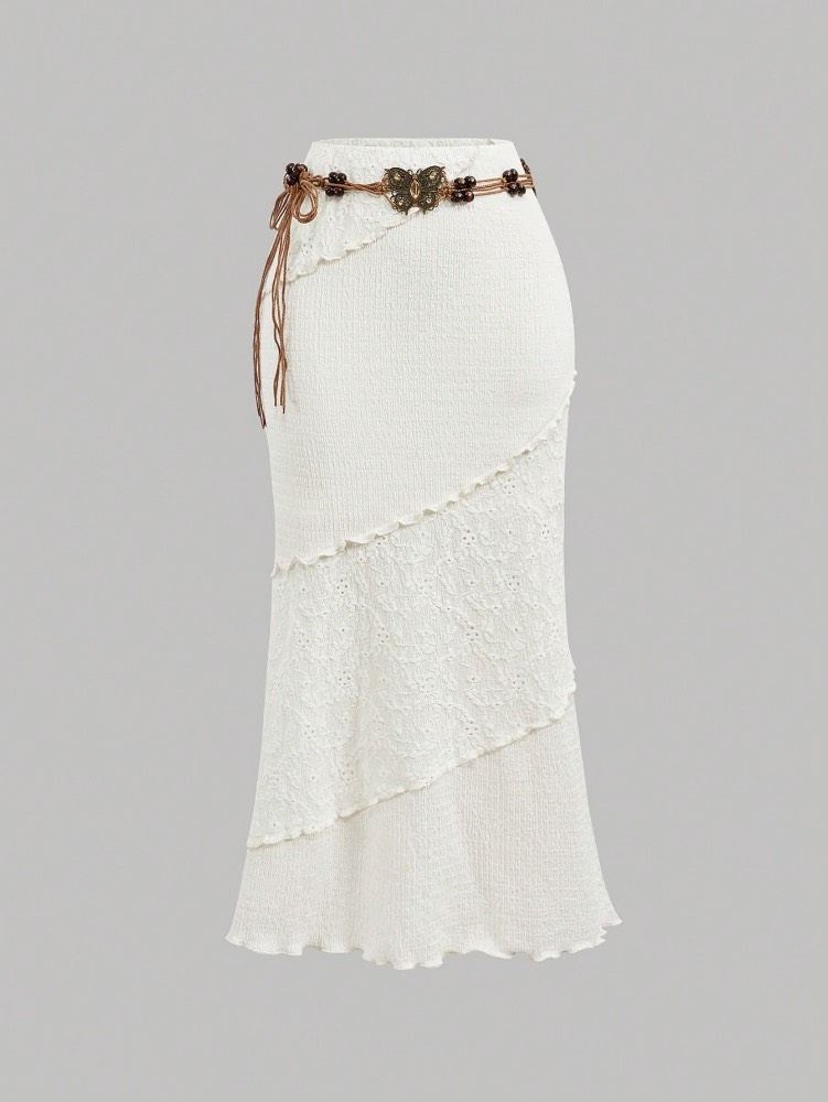 ته نوره يا دارستي ب دانتيل Boho Butterfly Skirt